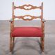 Brutalist Oak Rocking Chair, Denmark, 1960s