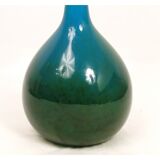 Vase bleu vert en verre John Orwar Lake