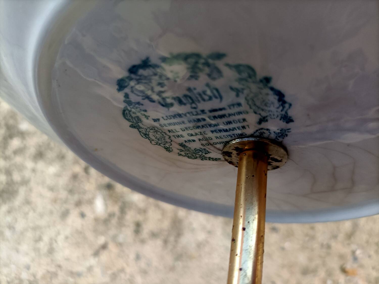 Lunéville retro cake stand