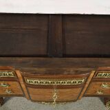 Commode en Bois de Rose et Amarante, style Transition Louis XV / Louis XVI – Fin XIXe