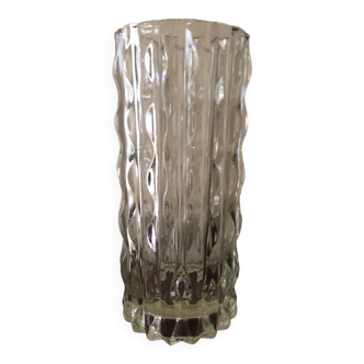 Italian pressed glass vase