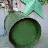Lot of 3 pieces enamelled basins and bucket