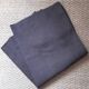 Nappe de campagne en lin lourd gris foncé