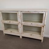 Patinated display cabinet