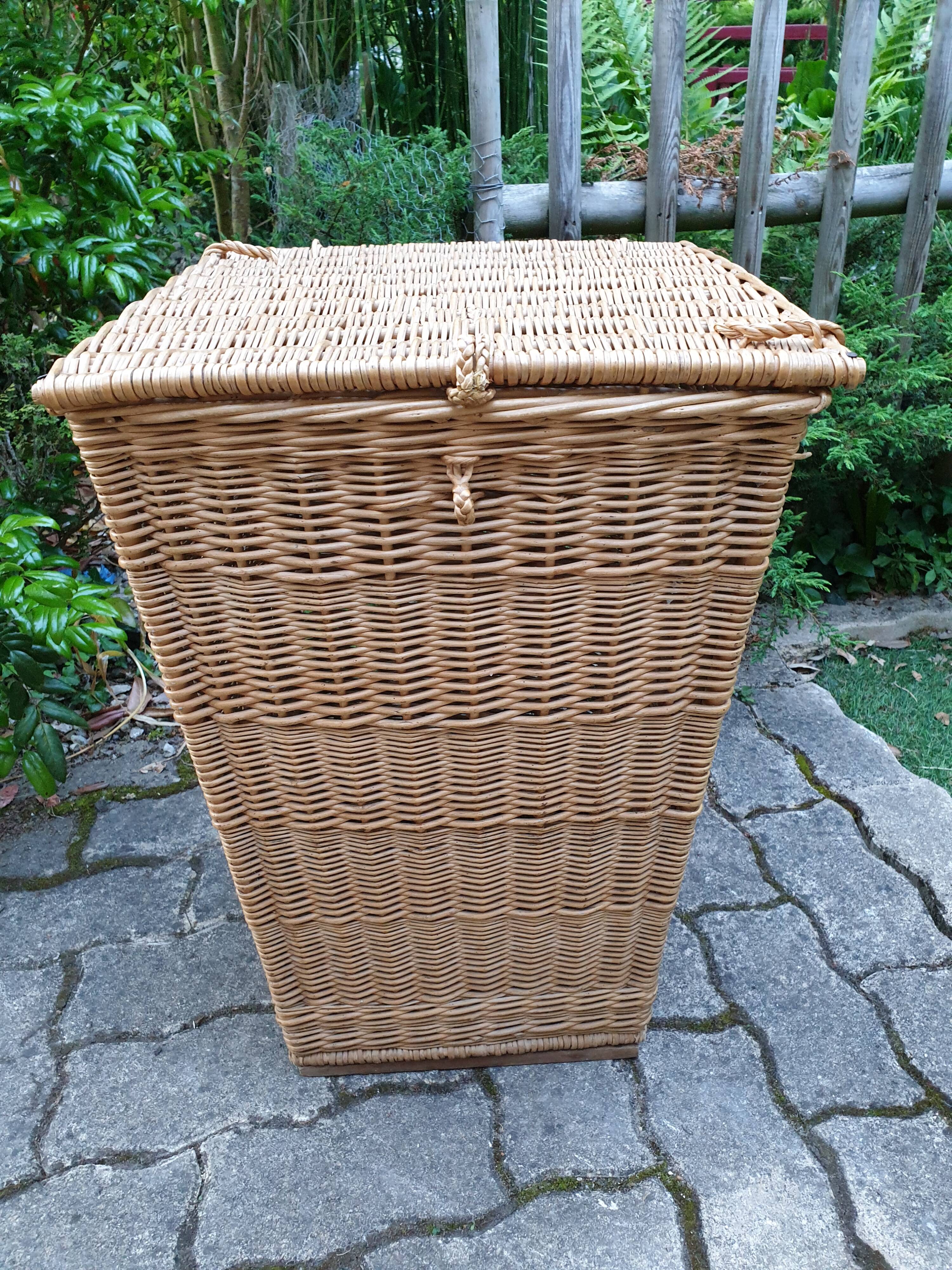 Wicker basket or laundry basket