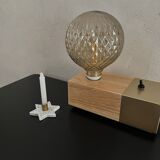 Black bedside table