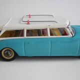 Vintage tin model car, Citroën DS station wagon, 1960s.
