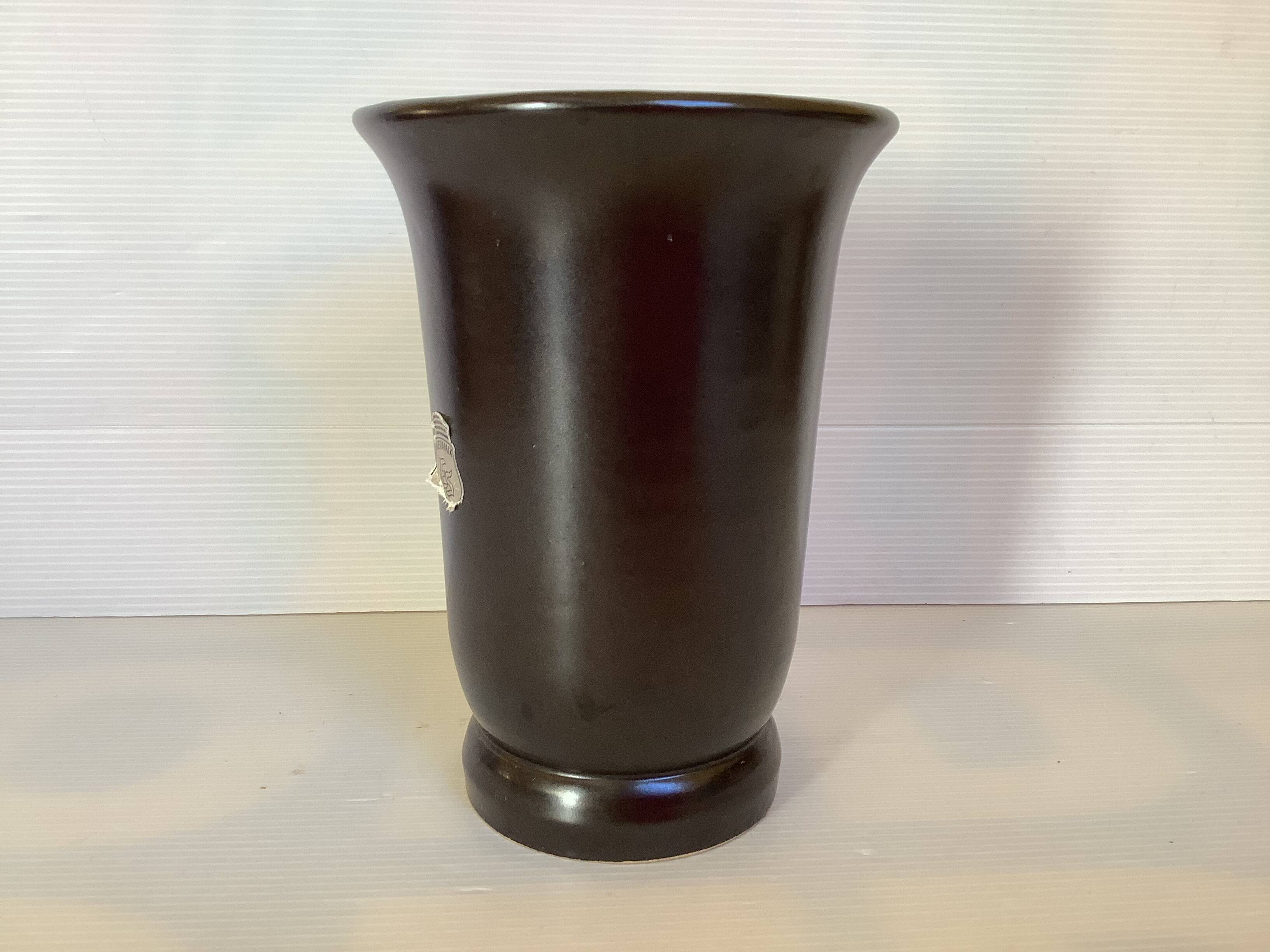 Vase noir keramik ES Emons et Söhne Germany