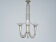 Art Deco chandelier circa 1930 in metal and glass
