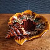 Coupe à fruits en forme coquillage