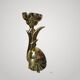 bronze lamp Italy Murano Venini?