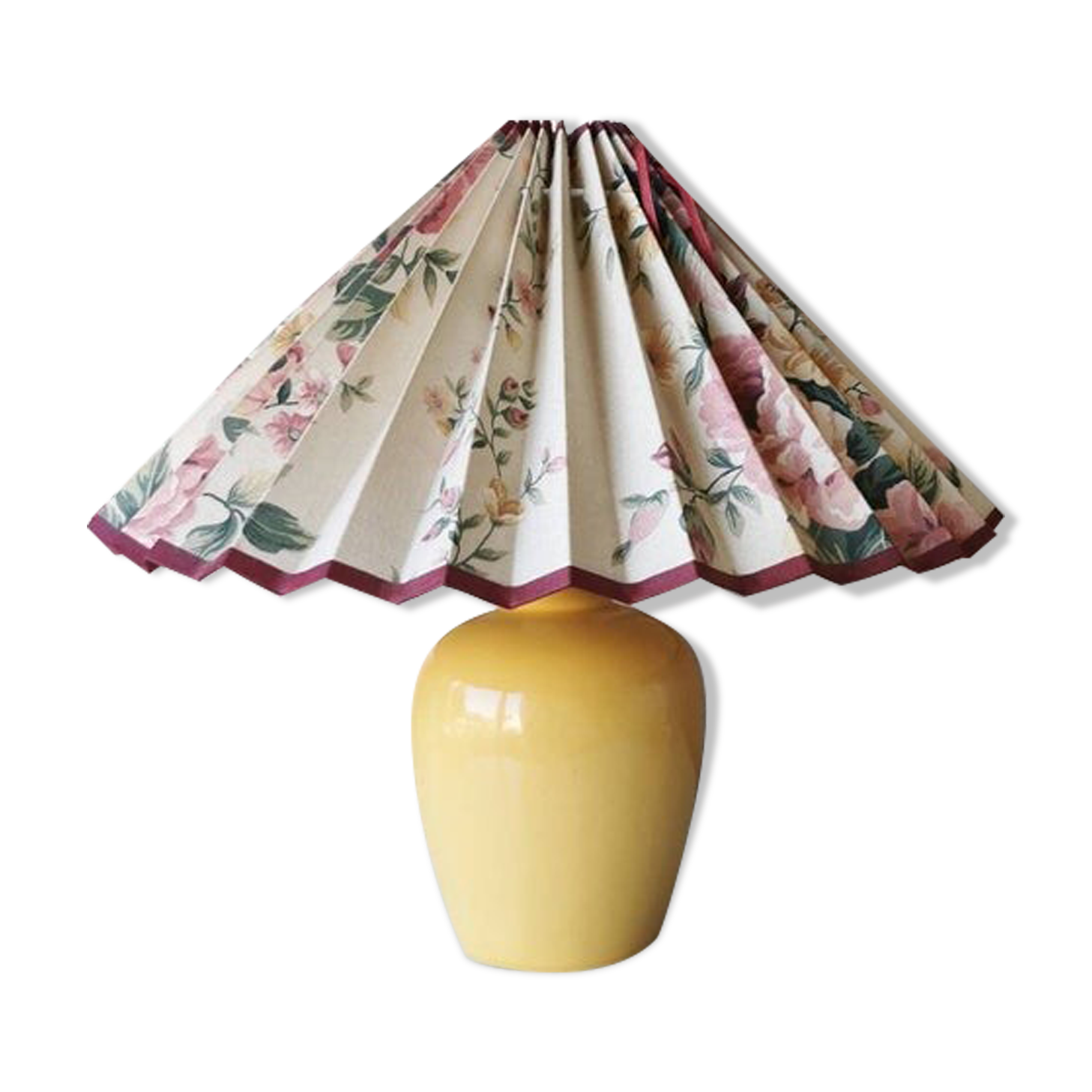 Lampe en céramique 80s