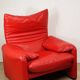 Maralunga armchair and ottoman by Vico Magistretti for Cassina