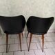 Pair of tonneau chairs