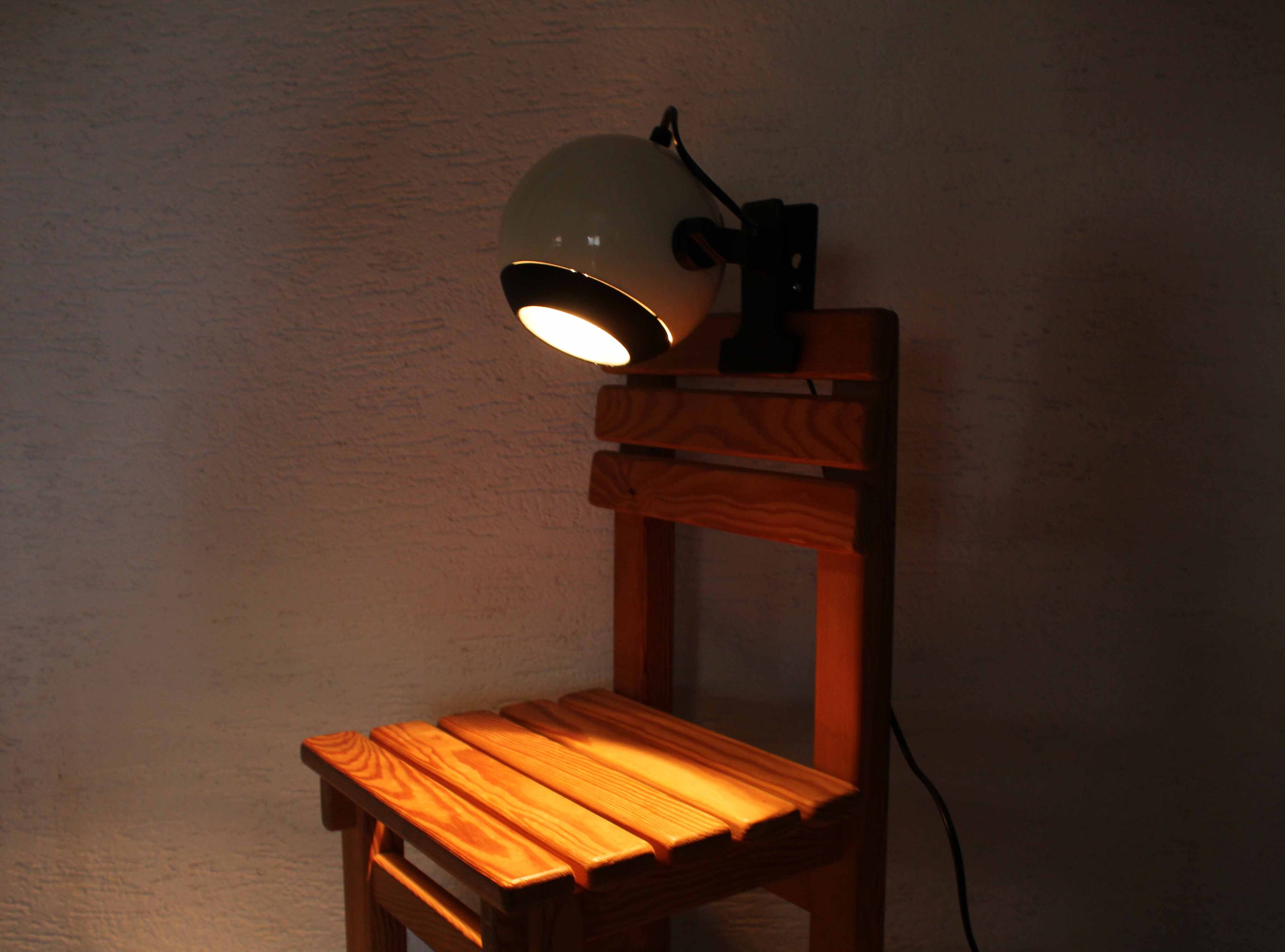 Eye ball clamp wall lamp 1970