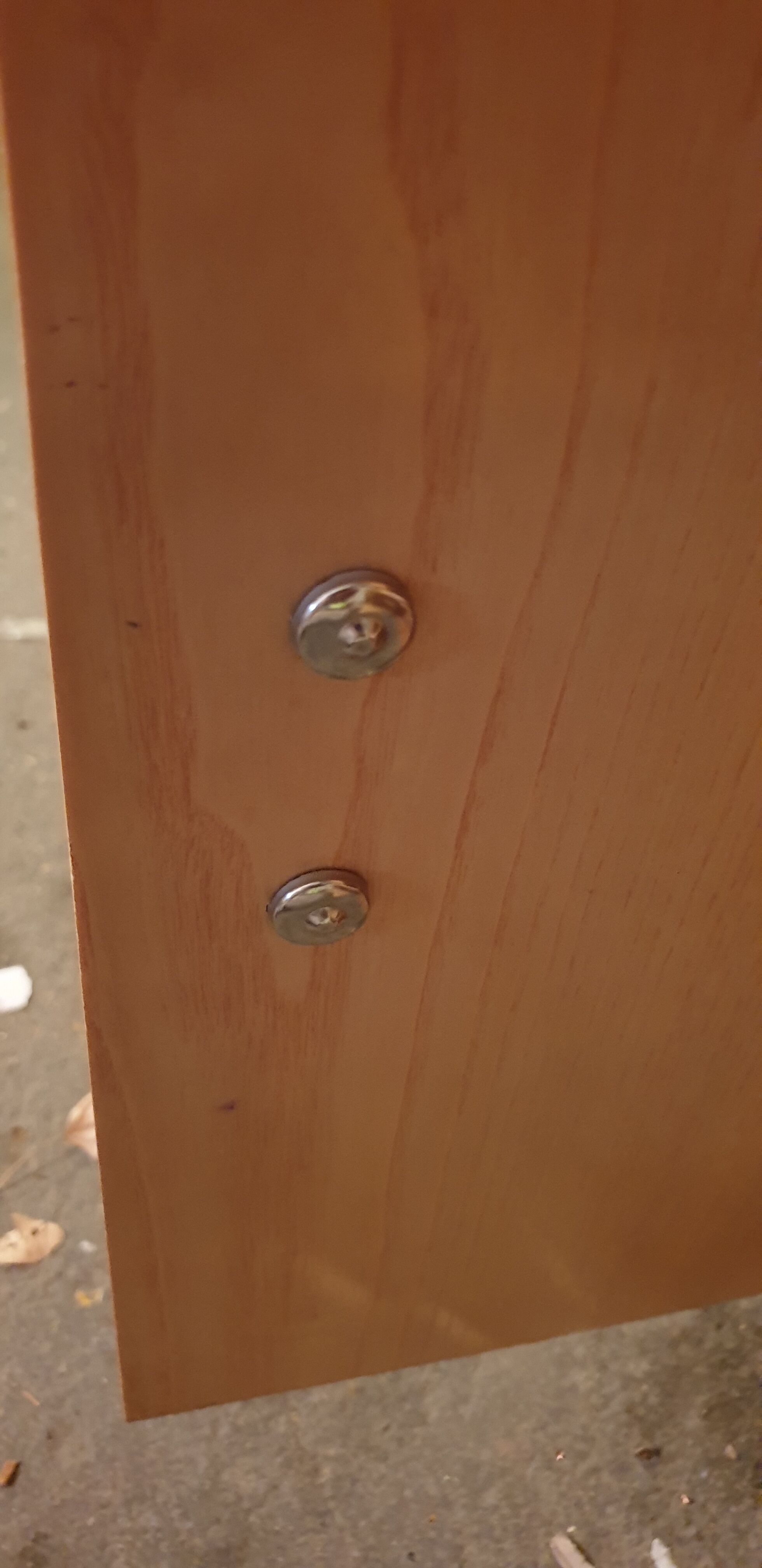 Secretary with vintage flap lamp casserole