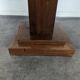 Modernist side table in mahogany veneer.