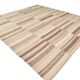 Brown & Beige Striped Large Vintage Kilim Rug, 306x336Cm