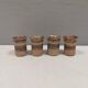Four small vases, By famous Tue Poulsen Denmark 1960-70s.
