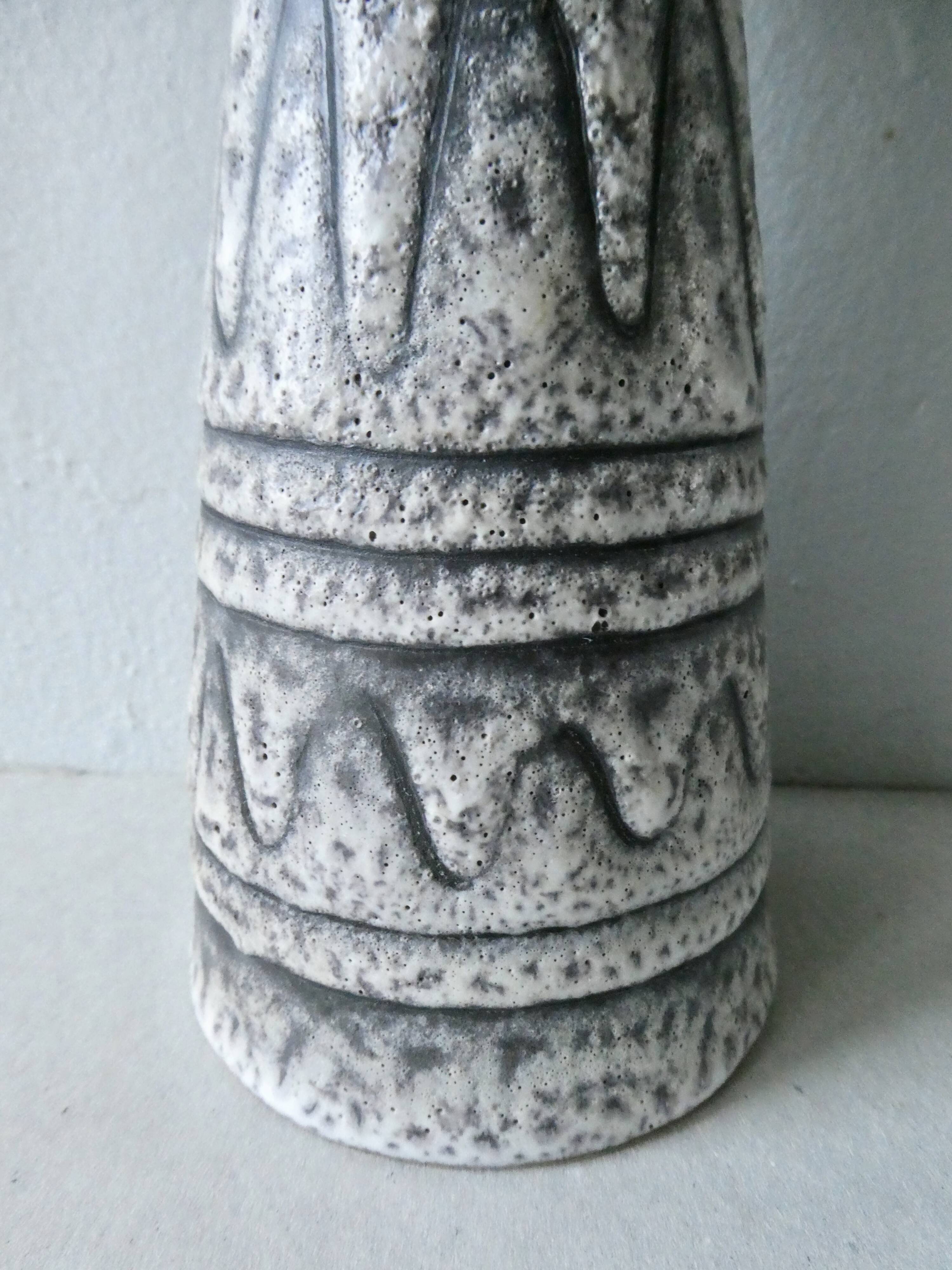 Jean Austruy ceramic hyacinth vase, 1960s