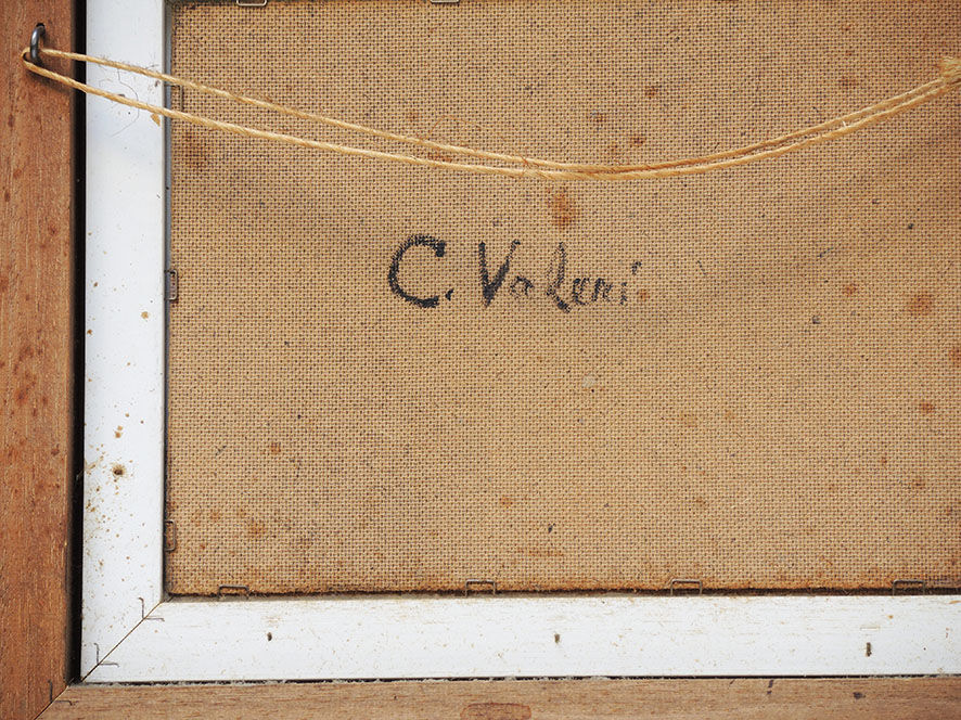 Old oil painting signed and framed