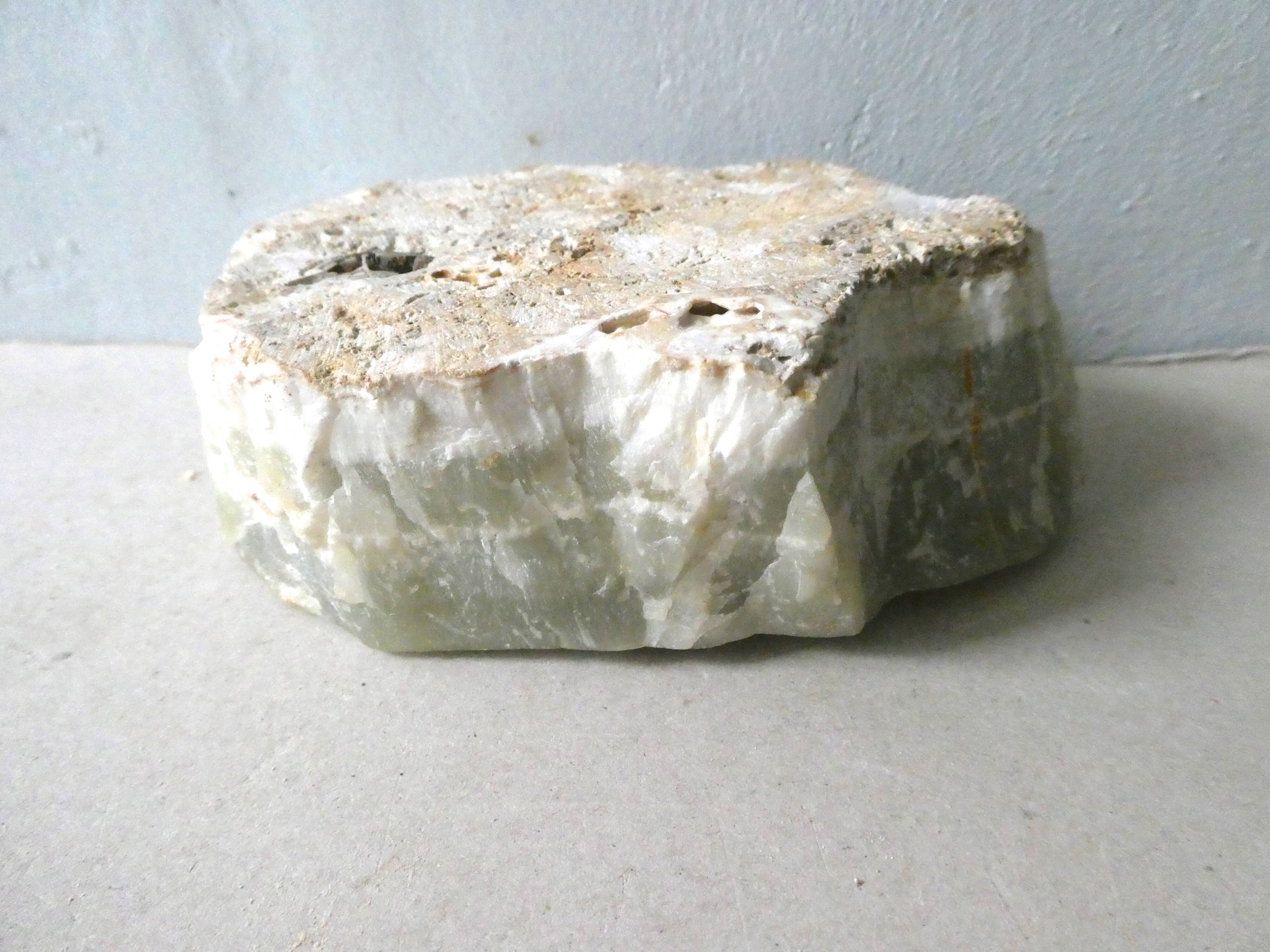 Empty pocket stone onyx green 70s