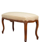 Walnut duet stool