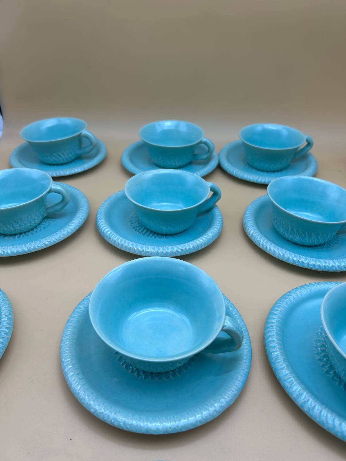 Tea service signed C.Esteban Paris