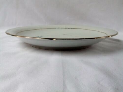 Old dish porcelain of limoges Vierzon gilding vintage flowers table service