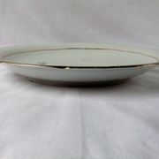 Old dish porcelain of limoges Vierzon gilding vintage flowers table service