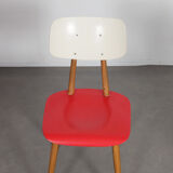 Pair of vintage wooden chairs produced by Ton, 1960