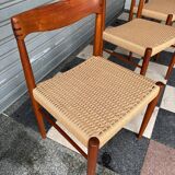 Set of 4 chairs by H.W. Klein for Bramin