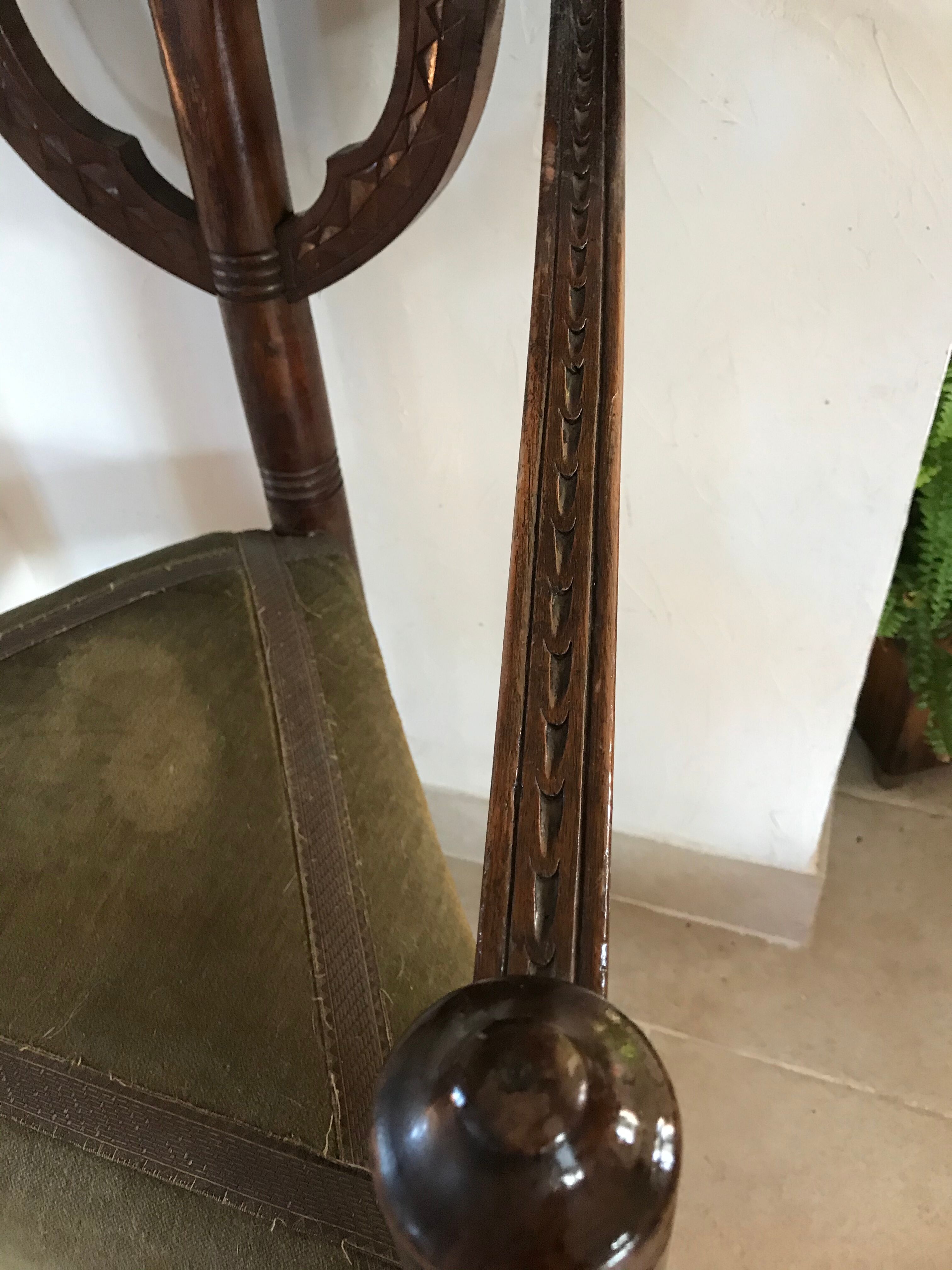 Tripod armchair early 20th Century Breton movement