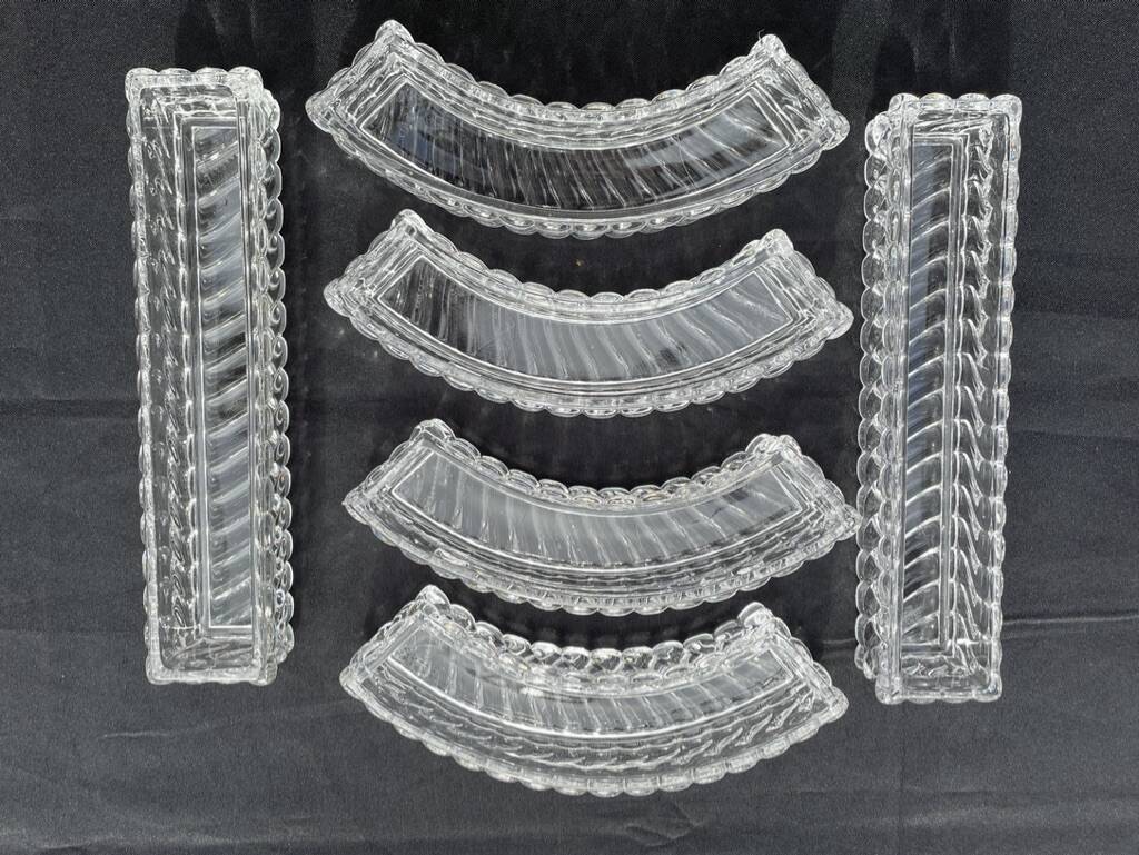 Baccarat twisted bamboo table planter – 19th-early 20th century