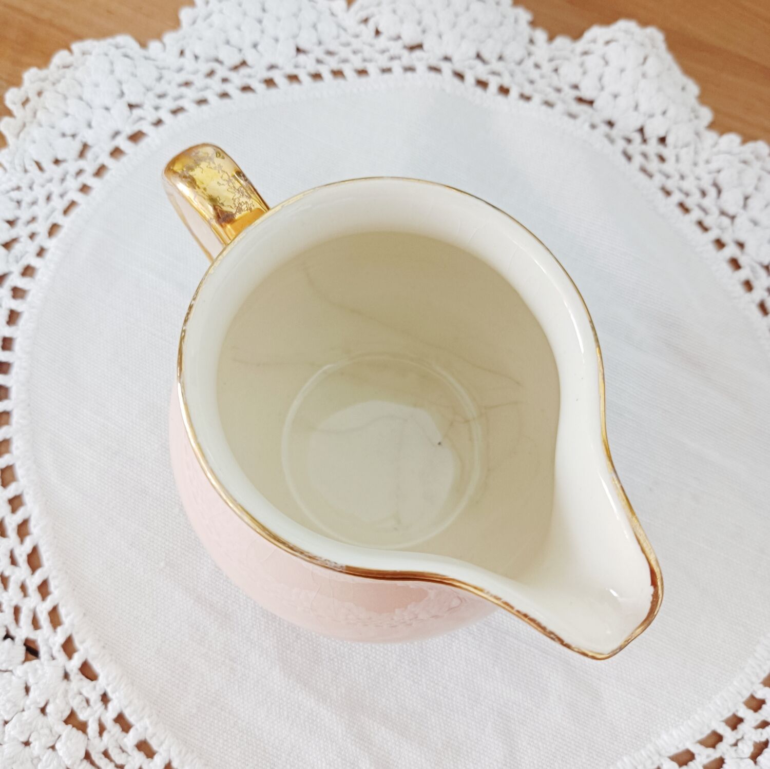 Pot à lait, crémier rose Villeroy et Boch