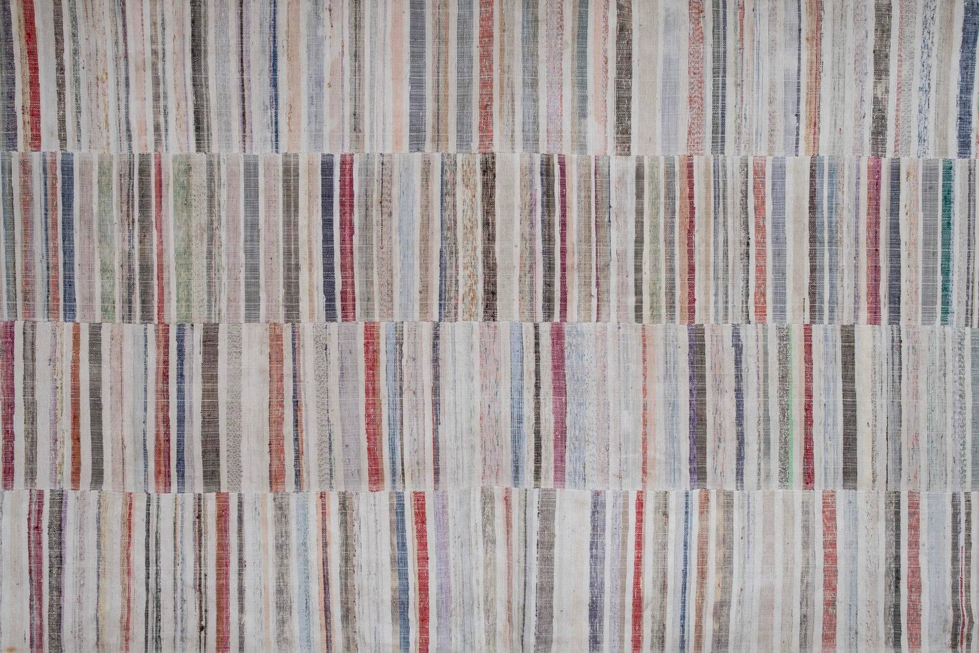 Vintage handmade Turkish rug 220x420 cm