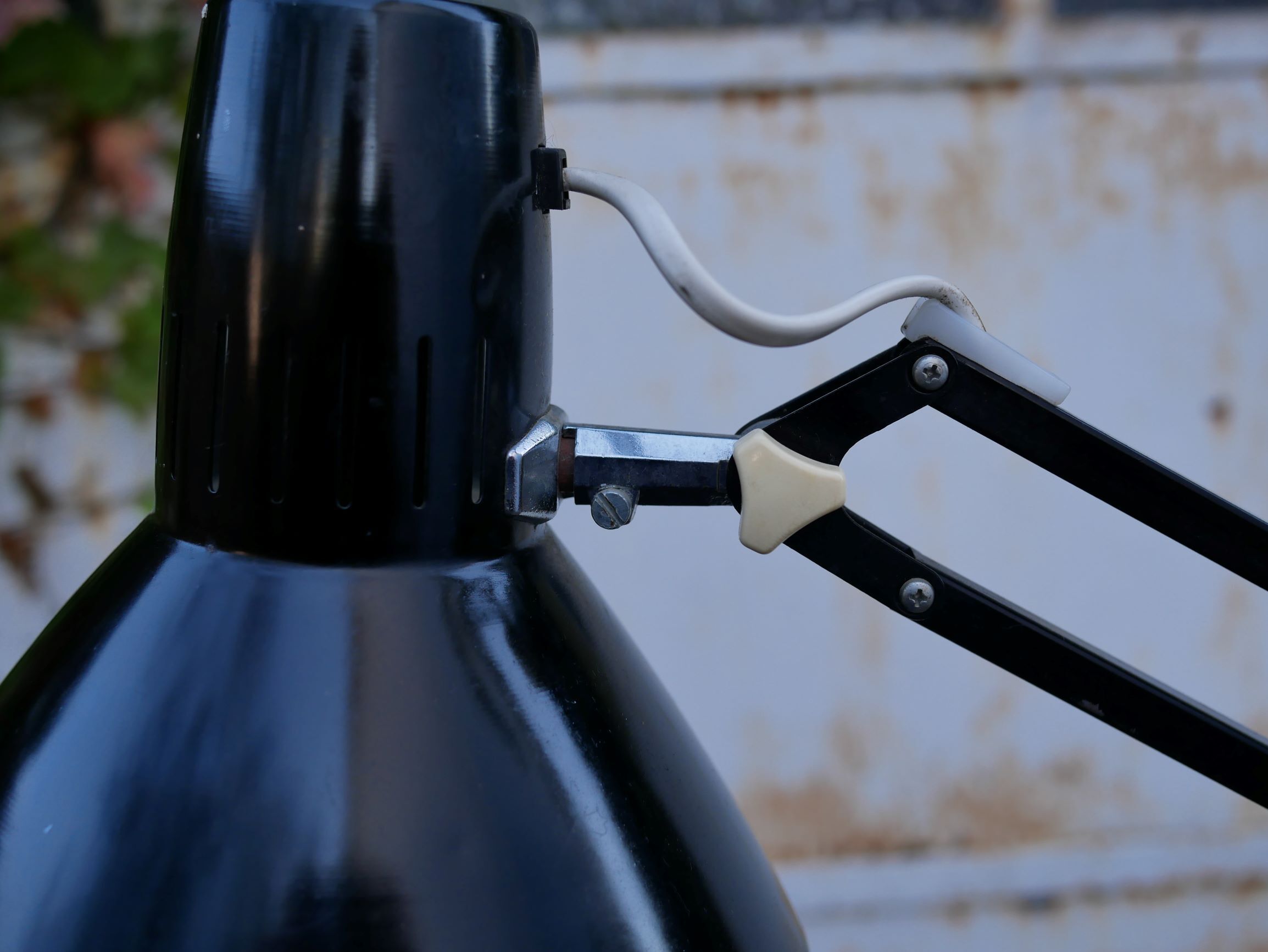 Black vintage architect lamp