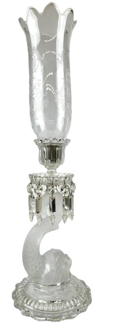 Baccarat Crystal Dolphin Tealight Holder
