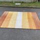 Handmade artisanal Persian Gabbeh rug in wool, India, 200x300cm.