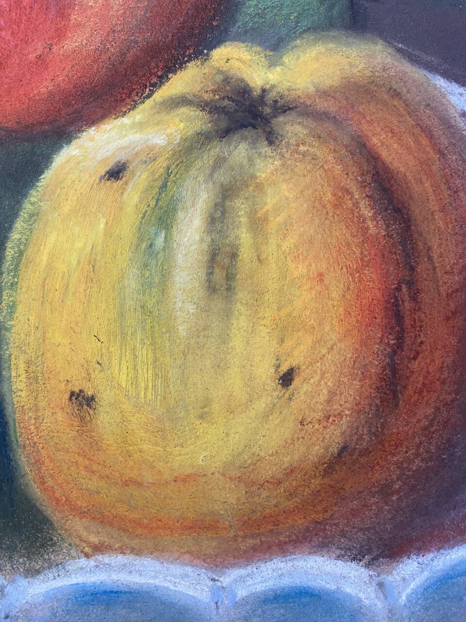 Still life with fruit signed J de Sereys and dated 1974