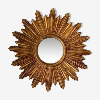 Miroir soleil vintage, Italie 1950s