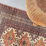 Oriental pakistan gray-purple rug 196cm x 126cm