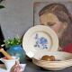 Six earthenware plates of Digoin and Sarreguemines 40s