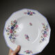 4 deep plates Bernardaud Limoges porcelain with floral decoration from the 1920s to 1950s.