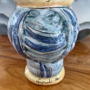 Ceramic Moorish head vase Caltagirone Sicily