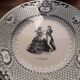 9 creil and Montereau dance themed plates