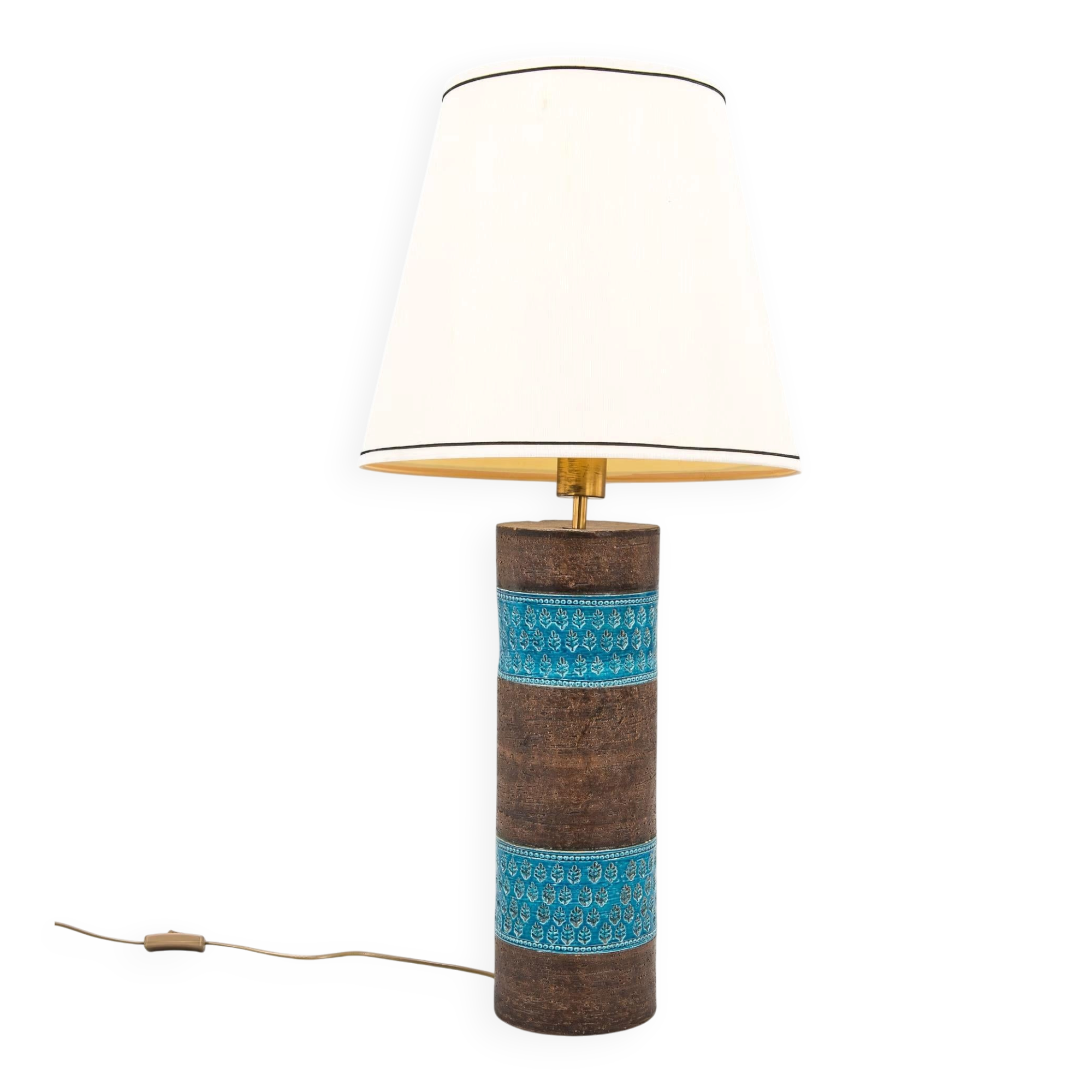 Aldo Londi Floor Lamp/Table for Bitossi ceramics Italy 1960 Signed