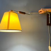 Applique lampe en bois
