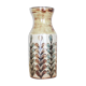 Malarmey ceramic vase in Vallauris, leaf motifs