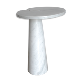 Angelo Mangiarotti coffee table in Italian Carrara marble, Eros series, Italy 1970s